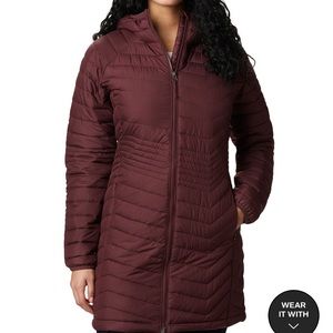 Columbia Powder Lite Mid Jacket  XL Malbec NWT